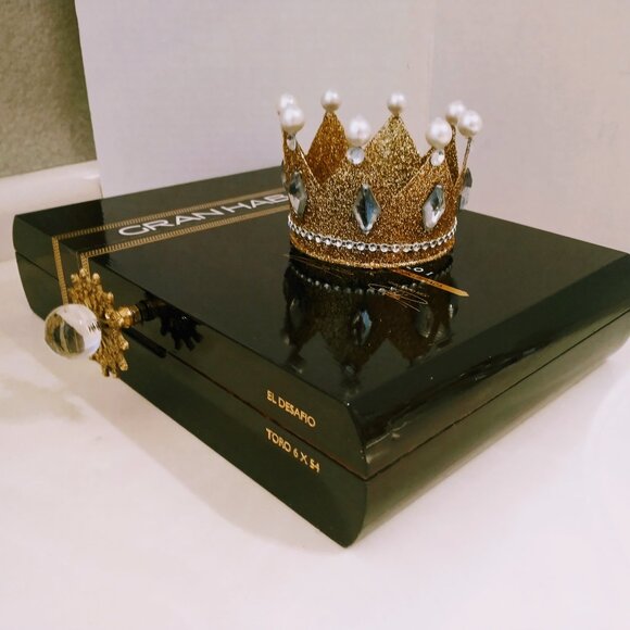 Suenos de Saundra Upcycled, EXTREMELY RARE Gran Cigar Box, Storage/ Home Accent - Picture 5 of 16